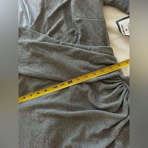 Betsy & Adam Glitter-Knit Sheath Dress, Size 20W - Picture 7 of 10